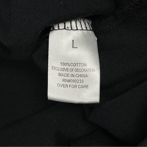 PLAYBOY by PACSUN black cotton t-shirt with neon green trim and logo, size L - Picture 11 of 12